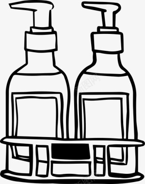 采购产品洗发水和护发素洗发水和护发素礼品包装图标