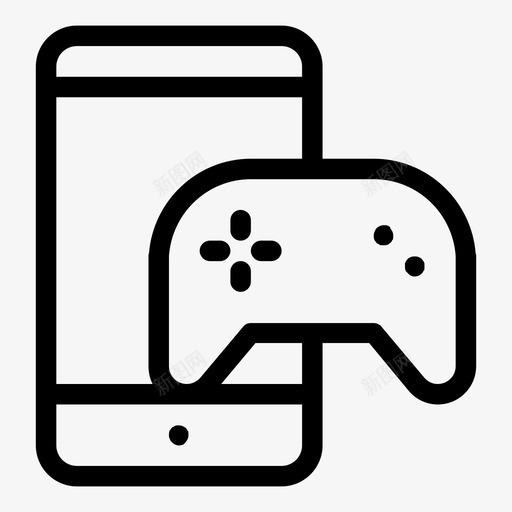 游戏机游戏控制器游戏玩家svg_新图网 https://ixintu.com 游戏 游戏机 控制器 玩家 手机 视频 移动 功能