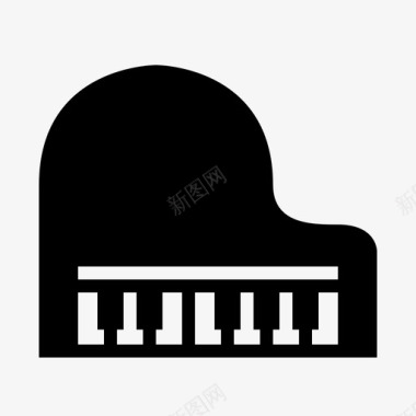 大钢琴古典乐器图标