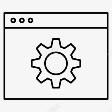 软件齿轮数据图标