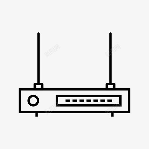 wifi路由器41家用电子产品svg_新图网 https://ixintu.com 路由器 家用 电子产品