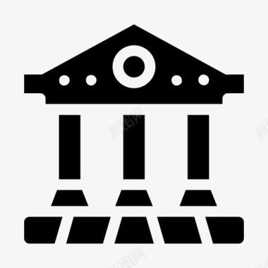 帕台农神庙古代雅典图标