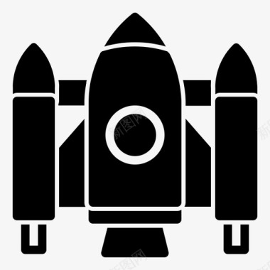 太空船游戏火箭图标