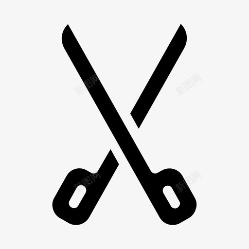 剪刀剪手工svg_新图网 https://ixintu.com 剪刀 刀剪 手工 保健 保健医 医疗 兽医 填充