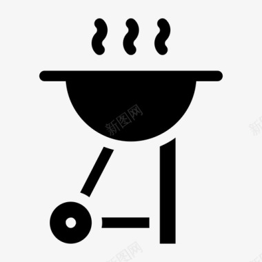 烤架烧烤烹饪设备图标