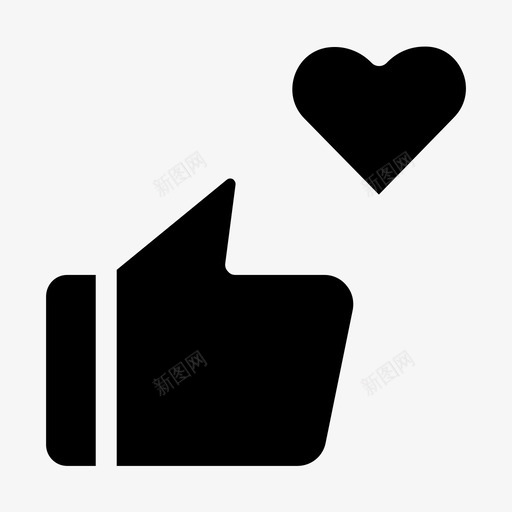 比如手指手svg_新图网 https://ixintu.com 比如 手指 手心 拇指 向上 广告 填充