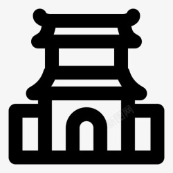 中国文化标志维哈拉佛教中国高清图片