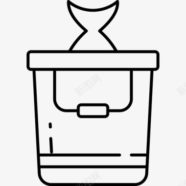 桶容器鱼图标