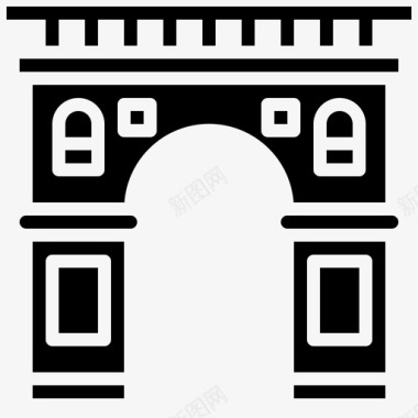 拱门城市罗马图标