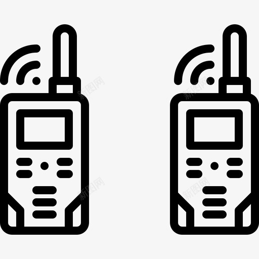 对讲机呼叫通讯svg_新图网 https://ixintu.com 对讲机 呼叫 通讯电子 电话 无线 美国 警察