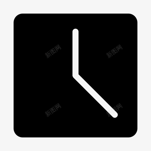 历史按钮时钟正方形svg_新图网 https://ixintu.com 历史 按钮 时钟 正方形 时间 工具 手表 网页 导航 填充