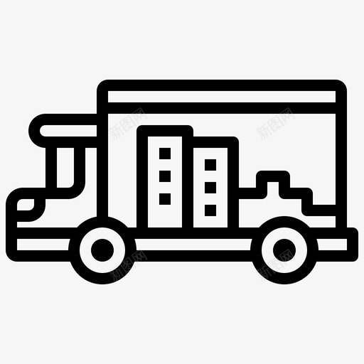 移动运输和交付运输svg_新图网 https://ixintu.com 运输 移动 交付 卡车 房地产
