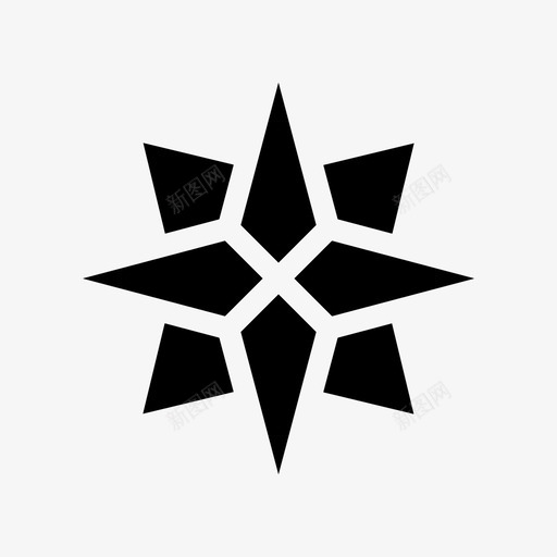 风玫瑰基点罗盘svg_新图网 https://ixintu.com 玫瑰 基点 罗盘 地图 杂填