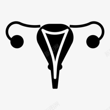 月经卵巢生殖图标