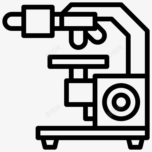 显微镜观察科学svg_新图网 https://ixintu.com 科学 显微镜 观察 工具 器具 科学研究