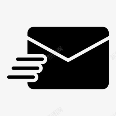 发送电子邮件信息联系方式图标