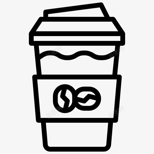 咖啡杯休息时间食物和餐厅svg_新图网 https://ixintu.com 咖啡杯 休息 时间 食物 餐厅 纸杯 外卖 日常用品