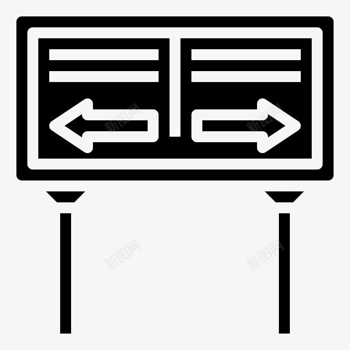 道路标志方向面板svg_新图网 https://ixintu.com 道路 标志 方向 面板 信号 高速公路
