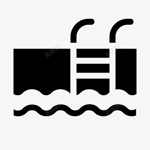 游泳池夏季水svg_新图网 https://ixintu.com 游泳池 夏季 户外活动
