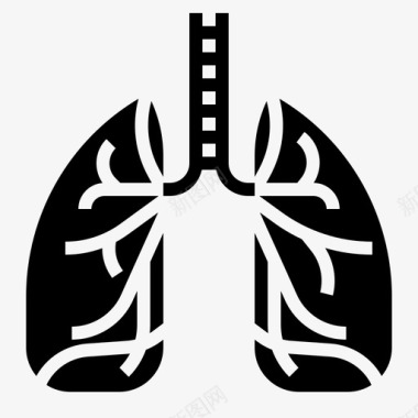 呼吸医院肺图标