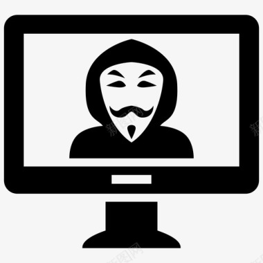 匿名犯罪网络图标