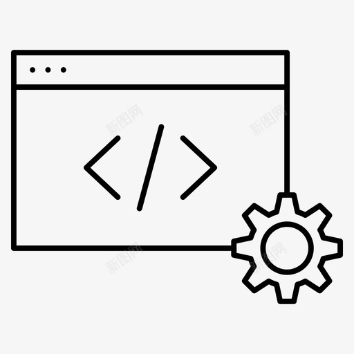 网页编码程序员原型svg_新图网 https://ixintu.com 网页 编码 程序员 原型 脚本 软件 杂项