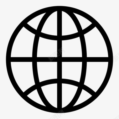 全球计算机互联网图标