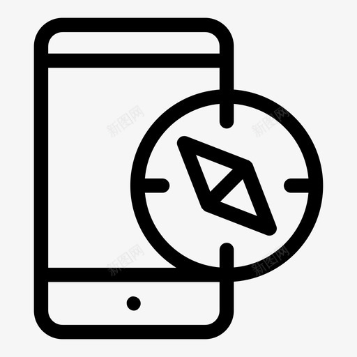 罗盘基点地图svg_新图网 https://ixintu.com 罗盘 基点 地图 手机 触摸屏 移动 功能