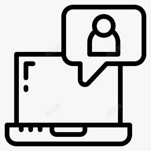 计算机用户联机个人svg_新图网 https://ixintu.com 计算机 用户 联机 个人 配置文件