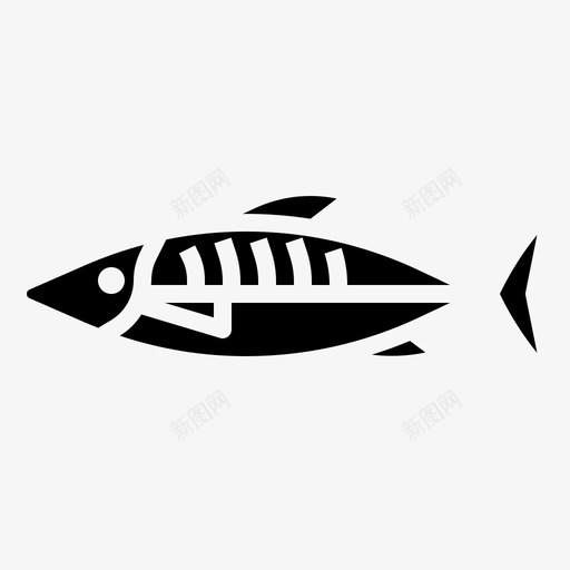 鲭鱼鱼食品和餐馆svg_新图网 https://ixintu.com 海鲜 鲭鱼 食品 餐馆 海洋生物 雕文