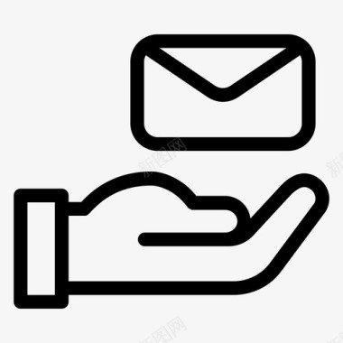 电子邮件联系方式信件图标