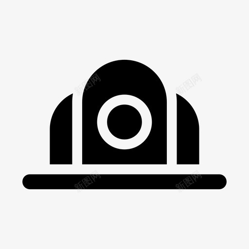 头盔建筑设备svg_新图网 https://ixintu.com 头盔 建筑设备 安全 保安 工具 消防员