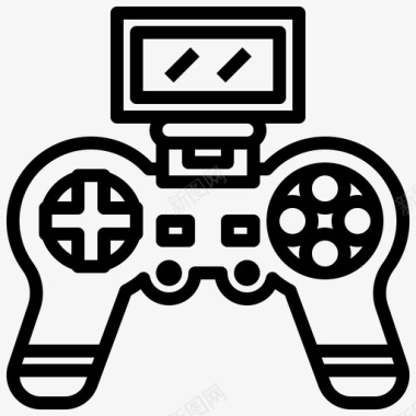 游戏机游戏控制器游戏玩家图标