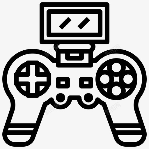 游戏机游戏控制器游戏玩家svg_新图网 https://ixintu.com 游戏 游戏机 控制器 玩家 电子游戏 玩具