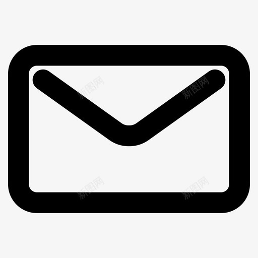消息信封信件svg_新图网 https://ixintu.com 消息 信封 信件 未读 独特 元素