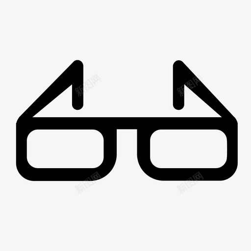 太阳镜双焦点护目镜svg_新图网 https://ixintu.com 太阳镜 双焦点 护目镜 眼科 医生 眼镜 一般
