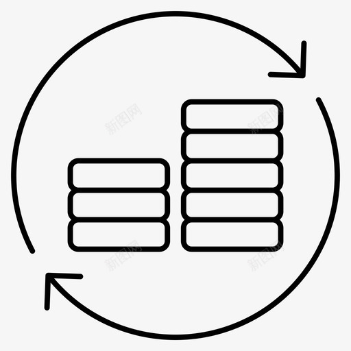 堆叠硬币交换投资svg_新图网 https://ixintu.com 堆叠 硬币 交换 投资 货币 回收 杂项