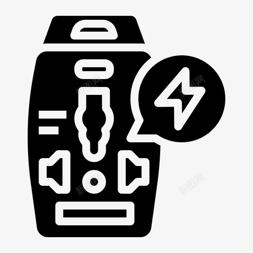 适配器电池充电器svg_新图网 https://ixintu.com 充电器 适配器 电池 插头 通用 旅行 旅行包 包装