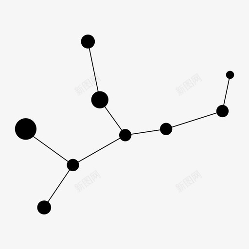 处女座星座星星svg_新图网 https://ixintu.com 星座 处女座 星星 十二生肖 十二 生肖星座