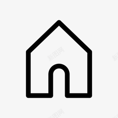 家房子物业图标