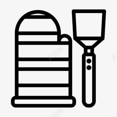 烤箱手套烹饪设备图标