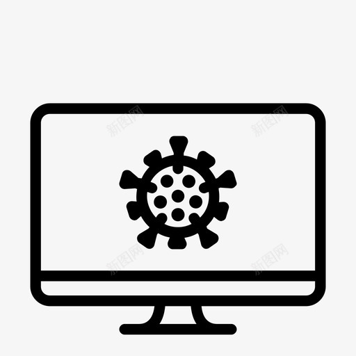 病毒计算机网络安全诊断svg_新图网 https://ixintu.com 病毒 计算机病毒 计算机 网络安全 诊断 恶意 软件 设备
