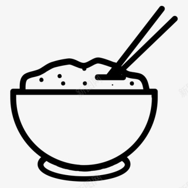 米饭烹饪食物图标