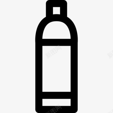 塑料瓶饮料容器图标