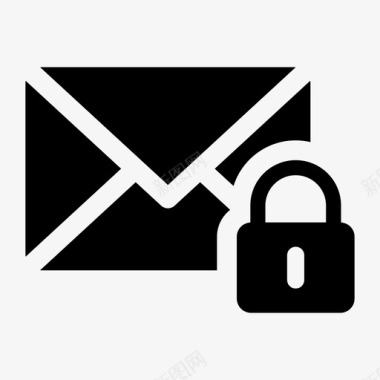 阻止邮件消息安全图标