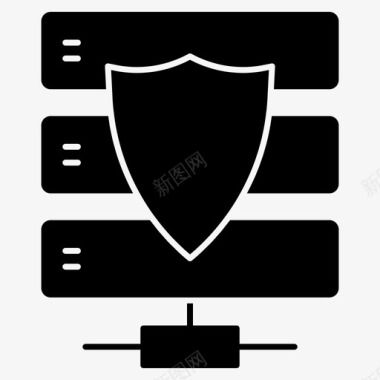 安全网络数据库防火墙图标