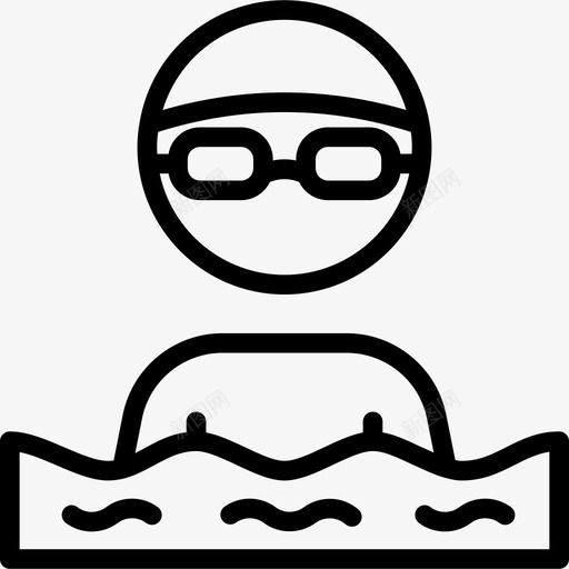 游泳者运动员护目镜svg_新图网 https://ixintu.com 游泳者 运动员 护目镜 男人