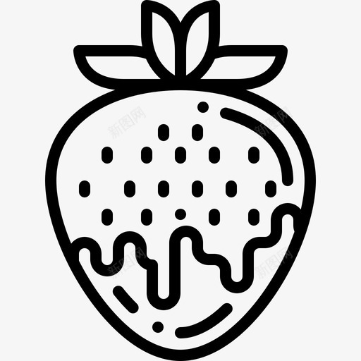 草莓减肥食品svg_新图网 https://ixintu.com 草莓 减肥 食品 水果 健康 沙漠 冰淇淋