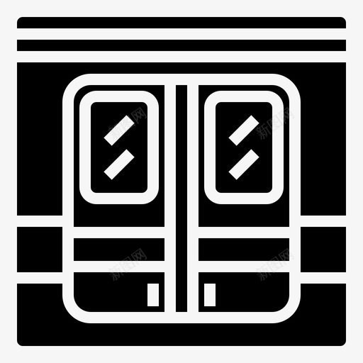 门通道地铁svg_新图网 https://ixintu.com 地铁 通道 交通 火车站 标志 标志符 符号