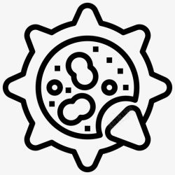 湿气ICON霉菌过敏真菌高清图片
